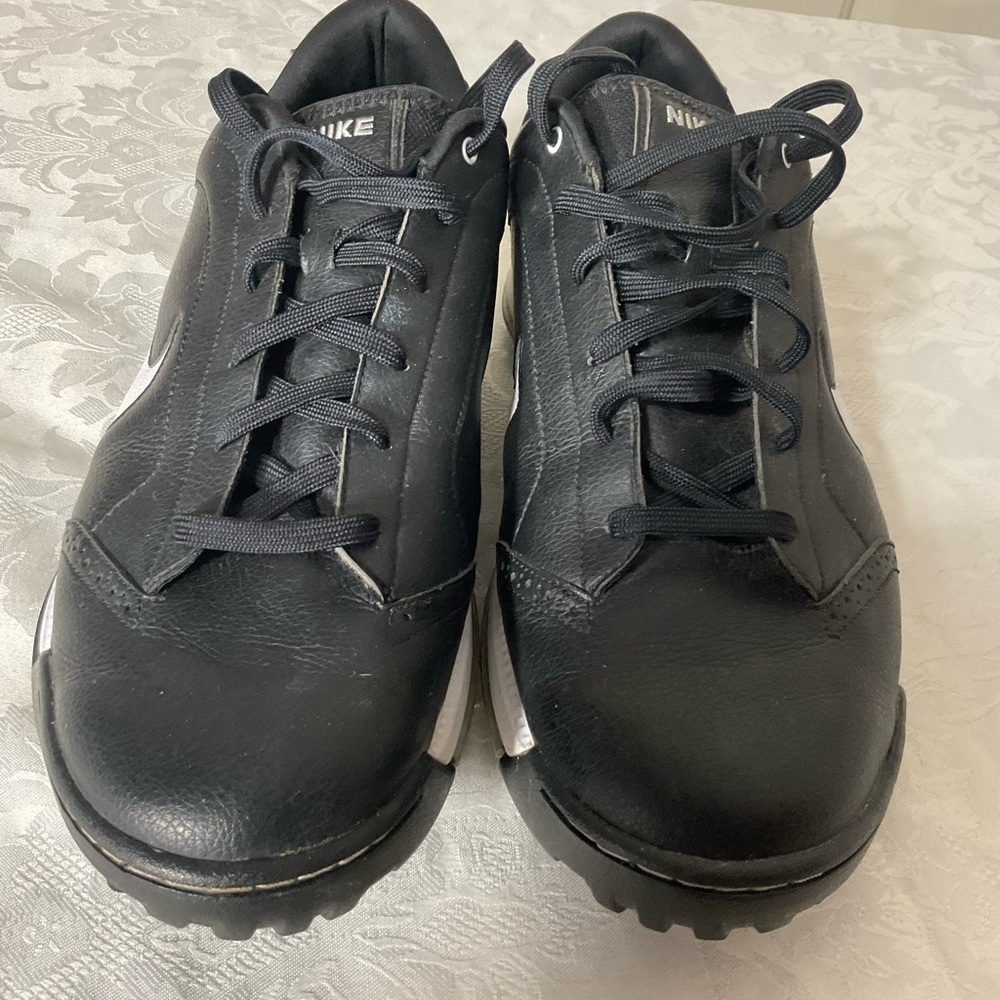 Nike Air Golf Shoes - Men’s Size 11.5 379212 Black - Picture 2 of 7